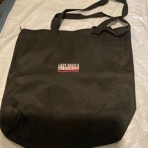LADY GAGA   EXCLUSIVE  CONCERT TOTE BAG ART RAVE ART POP BALL ..  EMPTY  .